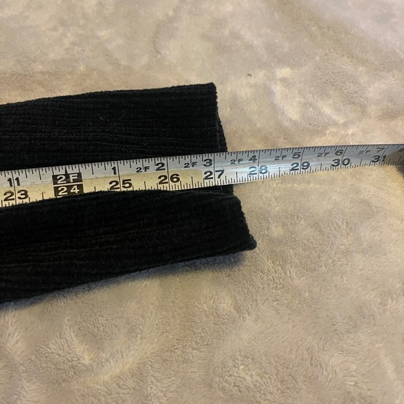 Serengeti Catalog Womens XL Faux Fur Leopard Print Zip Up Sweater Cardigan Black - Picture 6 of 7